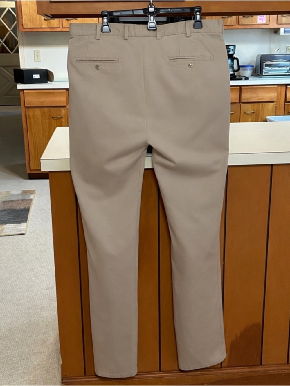 Peter Millar Crown Pilot Twill Trousers Flat Front Khaki Pants Size 35 
Z - Picture 4 of 13